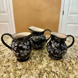 Temp-Tations Black and White Floral Mug